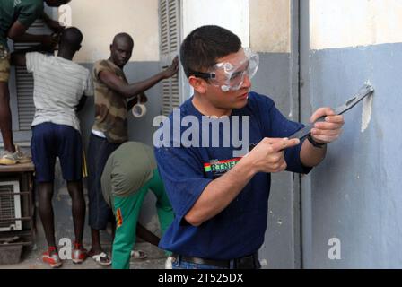 Africa Partnership Station, APS, USS Nashville (LPD 13) Stockfoto