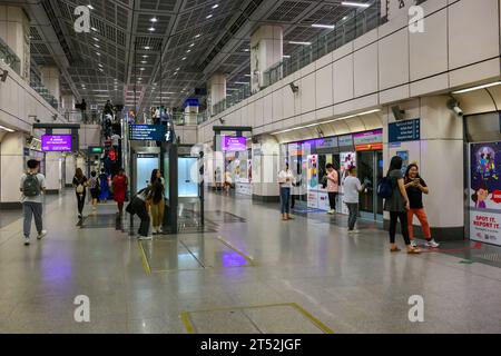 In Little India MRT Station, Singapur Stockfoto