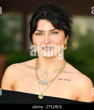 St. Helena, USA. November 2023. Emmy Meli posiert während des zweiten Tages von Live in the Vineyard auf der Charles Krug Winery am 2. November 2023 in St. Helena, Kalifornien. Foto: Casey Flanigan/imageSPACE/SIPA USA Credit: SIPA USA/Alamy Live News Stockfoto