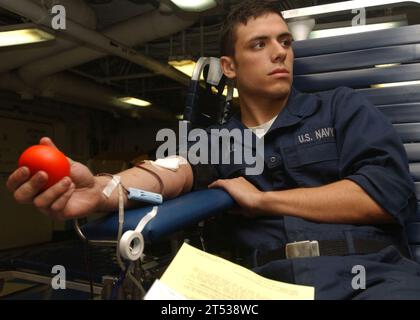 Bluttrieb, Sailor, Sailor People, uss theodore roosevelt Stockfoto