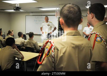 Kadett, High School, NJROTC, Rear ADM. William D. French, Salt Lake City Navy Week, U.S. Navy Stockfoto