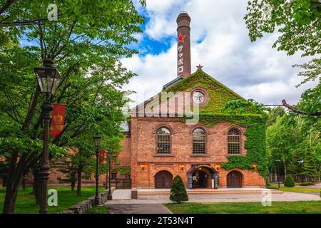 4. Juni 2023: Sapporo Beer Museum, das einzige Biermuseum in Japan. Es befindet sich in Sapporo, Hokkaido, Japan. Dieses Gebäude wurde ursprünglich als errichtet Stockfoto