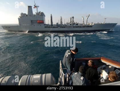 Chilenische Marine, CNS Almirante Montt (AO 52), Exekutivoffizier, Fregatte für Lenkraketen, Stockfoto