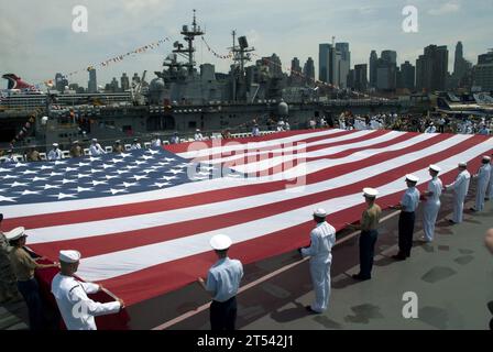 Küstenwache, Flottenwoche 2011, Marines, New York, Seeleute, US Navy Stockfoto