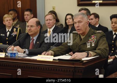 Kommandant des Marine Corps (CMC) General James T. Conway Stockfoto
