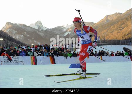 ECKHOFF Tiril NOR Aktion Biathlon Weltcup 15 KM Frauen in Ruhpolding, Deutschland am 14.01.2016 Stockfoto