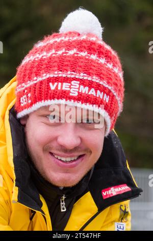 Felix LOCH Viessmann Rodel Welt Cup in Winterberg, Deutschland am 27.11.2016 Stockfoto