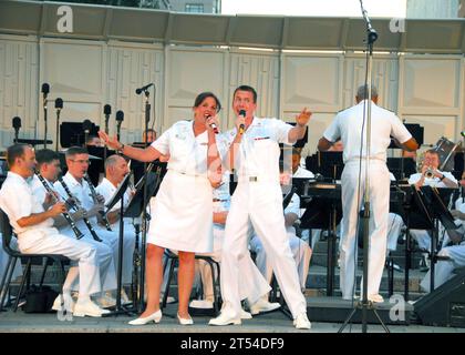 COTA 08, Navy Memorial, Sea Chanters Stockfoto