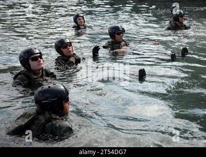 Coronado, CQT, Crewman Qualification Training, Marine Special Warfare, NSW, Special Warfare Combatant-Craft Crewman, SWCC, Training Stockfoto