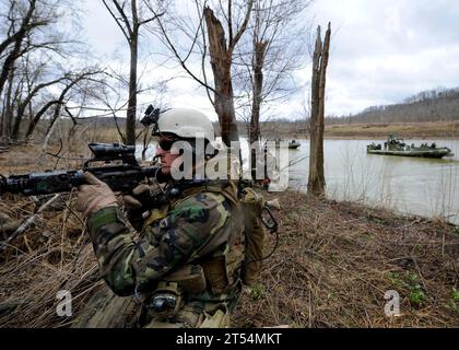 Det. 1, NECC, RIVRON 1, Sailors, U.S. Navy, Weyers Stockfoto