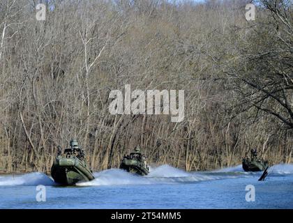 Det. 1, NECC, RIVRON 1, Sailors, U.S. Navy, Weyers Stockfoto