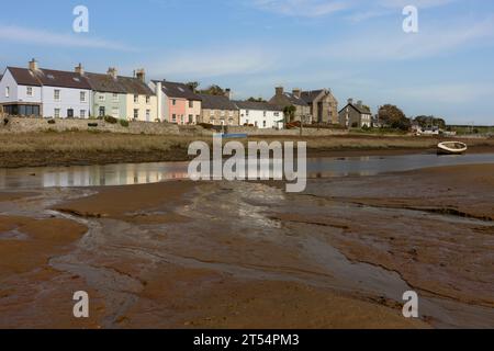 Aberffraw (Wales) ist ein Dorf an der Westküste der Isle of Anglesey. Stockfoto