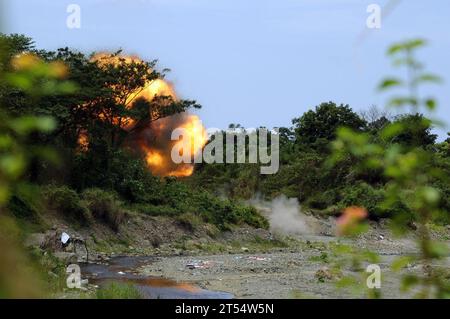 EOD, explosiv, fremd Stockfoto