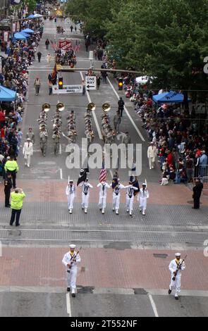 Flottenwoche, große Blumenparade, Ore., Portland, Rose Festival Stockfoto