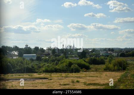 Kleine und malerische Stadt Kolomna in der Nähe von Moskau im Sommer Stockfoto