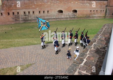 Preußisches Infanterieregiment Nr. 13, Uniformschau, Deutscher französischer Krieg 1870-71 Stockfoto