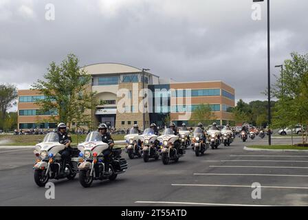 Hampton Roads, Motorradfahrer, Naval Special Warfare Foundation, Night Stalker Association, Norfolk, SEAL Night Stalker Memorial Ride, Virginia Stockfoto