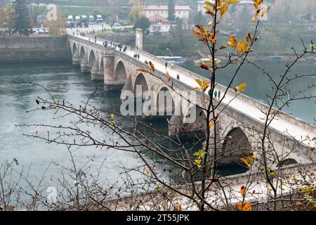 Mehmed Pasa Sokolovic Brücke, Visegrad Stockfoto