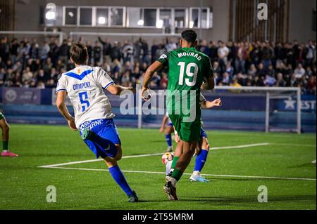 Barcelona, Spanien. November 2023. Mourad (Elche CF) durante el partido de Copa del Rey entre CE Europa y Elche CF, en Estadi Nou Sardenya, Barcelona, Espana el el, 1. November 2023. (Foto/Felipe Mondino) Credit: Unabhängige Fotoagentur/Alamy Live News Stockfoto