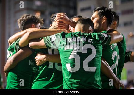 Barcelona, Spanien. November 2023. Mourad (Elche CF) durante el partido de Copa del Rey entre CE Europa y Elche CF, en Estadi Nou Sardenya, Barcelona, Espana el el, 1. November 2023. (Foto/Felipe Mondino) Credit: Unabhängige Fotoagentur/Alamy Live News Stockfoto