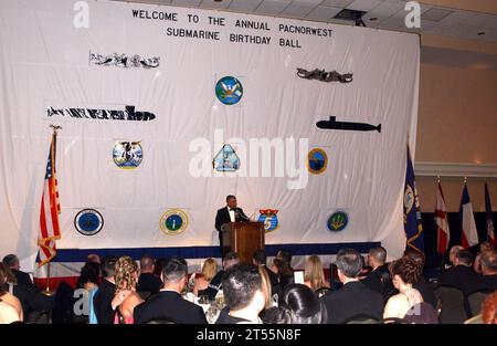 joe R. campa jr., MCPON, U-Boot-Ball Stockfoto