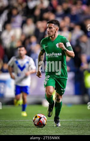 Barcelona, Spanien. November 2023. Nico (Elche CF) durante el partido de Copa del Rey entre CE Europa y Elche CF, en Estadi Nou Sardenya, Barcelona, Espana el el, 1. November 2023. (Foto/Felipe Mondino) Credit: Unabhängige Fotoagentur/Alamy Live News Stockfoto