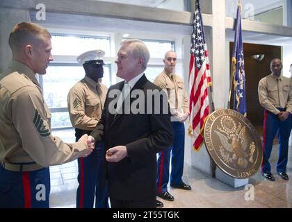 Lissabon, Marinekorps, Marines, Marine, Portugal, ray Mabus, secnav, Secretary of the Navy, U.S. Navy, US BOTSCHAFT Stockfoto