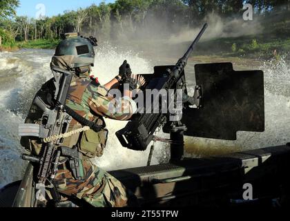 Live-Feuer, Fluss, SBT-22, SOC-r, SWCC Stockfoto