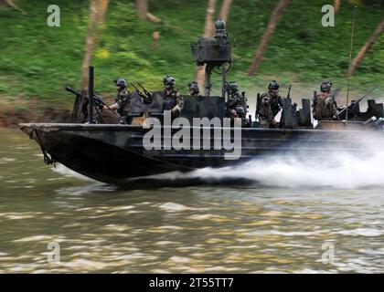 Live-Feuer, Fluss, SBT-22, SOC-r, SWCC Stockfoto