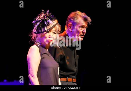 Konzert von Aki Takase und Alexander von Schlippenbacht, im Haus der Berliner Festspiele Berlin Jazzfest 2023 Berlin Aki Takase Klavier Alexander von Schlippenbach Klavier *** Konzert von Aki Takase und Alexander von Schlippenbacht, im Haus der Berliner Festspiele Berlin Jazzfest 2023 Berlin Aki Takase Klavier Alexander von Schlippenbach Klavier Stockfoto