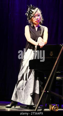 Konzert von Aki Takase und Alexander von Schlippenbacht, im Haus der Berliner Festspiele Berlin Jazzfest 2023 Berlin Aki Takase Klavier Alexander von Schlippenbach Klavier *** Konzert von Aki Takase und Alexander von Schlippenbacht, im Haus der Berliner Festspiele Berlin Jazzfest 2023 Berlin Aki Takase Klavier Alexander von Schlippenbach Klavier Stockfoto