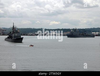 Marineregion Northwest, Seattle Seafair, USS Germantown, USS Princeton Stockfoto