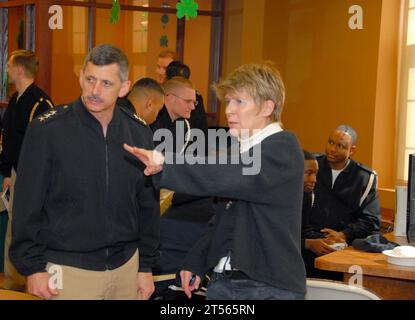 Marineunterstützung Washington, Navy, Navy Installations Command, NSAW, U.S. Navy, Vize ADM. Michael C. Vitale Stockfoto