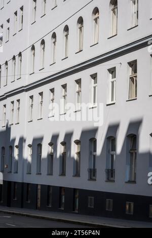 Wohnblock im Bezirk Wieden, 4. Bezirk von Wien, Österreich Stockfoto