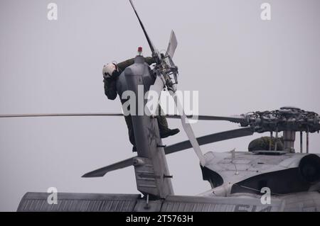 US Navy Navy Air Crewman Stockfoto