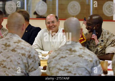 US Navy Secretary of the Navy (SECNAV) der ehrenwerte Dr. Donald C. Winter und Stockfoto