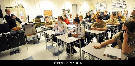 York High School Navy Junior Reserve Offiziere Training Corps NJROTC Stockfoto