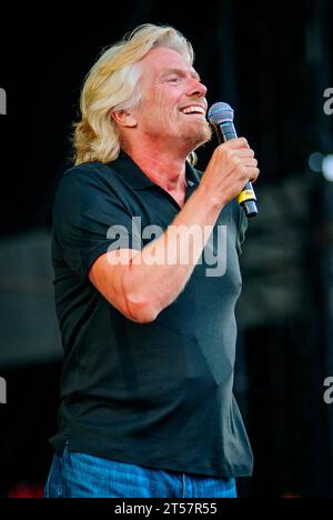 Richard Branson, V2010, Hylands Park, Chelmsford, Essex, Großbritannien - 21. August 2010 Stockfoto