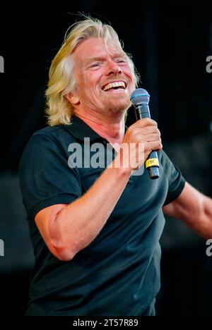 Richard Branson, V2010, Hylands Park, Chelmsford, Essex, Großbritannien - 21. August 2010 Stockfoto