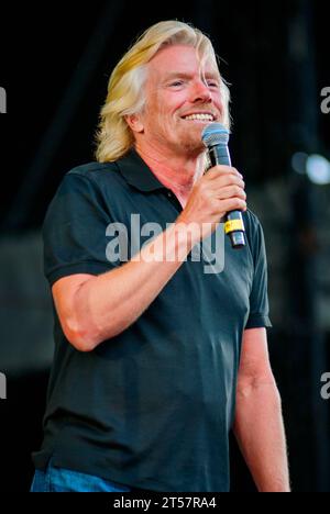 Richard Branson, V2010, Hylands Park, Chelmsford, Essex, Großbritannien - 21. August 2010 Stockfoto