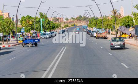 Roadtrip von Marrakesch nach Essaouira Marokko Stockfoto