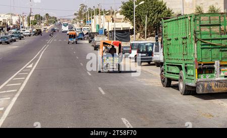 Roadtrip von Marrakesch nach Essaouira Marokko Stockfoto