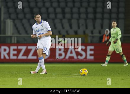 Turin, Italien. November 2023. Während des Italienischen Cups 23/24, Fußballspiel zwischen Torino FC und Frosinone am 2. November 2023 im Stadio Olimpico Grande Torino, Turin, Italien. Foto Nderim Kaceli Credit: Unabhängige Fotoagentur/Alamy Live News Stockfoto