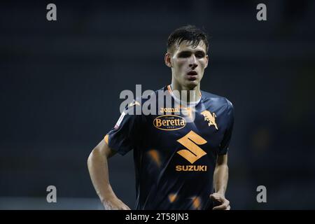 Turin, Italien. November 2023. Während des Italienischen Cups 23/24, Fußballspiel zwischen Torino FC und Frosinone am 2. November 2023 im Stadio Olimpico Grande Torino, Turin, Italien. Foto Nderim Kaceli Credit: Unabhängige Fotoagentur/Alamy Live News Stockfoto