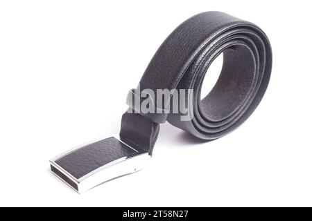 Herrengürtel isoliert auf weißem Hintergrund Stockfoto