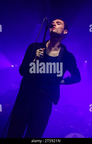 Mailand, Italien. November 2023. Die irische Post-Punk-Band The Murder Capital trat am 2. November 2023 live im Circolo Magnolia in Segrate, Mailand, auf (Foto: Maria Laura Arturi/NurPhoto) Credit: NurPhoto SRL/Alamy Live News Stockfoto