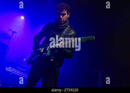 Mailand, Italien. November 2023. Die irische Post-Punk-Band The Murder Capital trat am 2. November 2023 live im Circolo Magnolia in Segrate, Mailand, auf (Foto: Maria Laura Arturi/NurPhoto) Credit: NurPhoto SRL/Alamy Live News Stockfoto