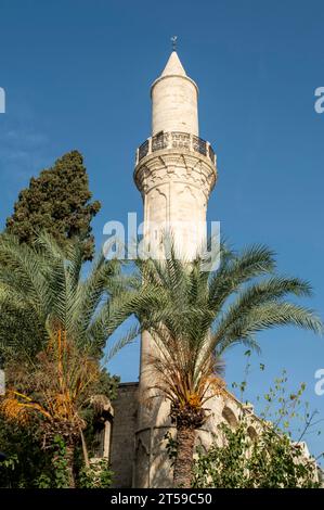 Djami-Kebir-Moschee, Larnaka, Zypern. Stockfoto