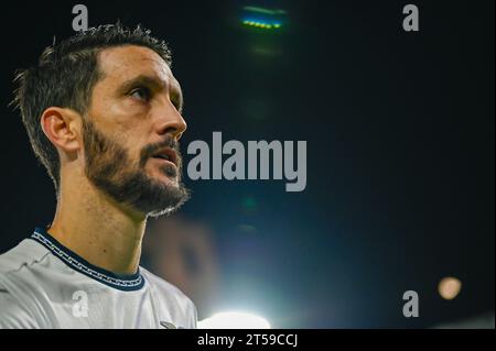 Bologna, Italien. November 2023. Lazios Porträt Luis Alberto während des Spiels Bologna FC vs SS Lazio, italienische Fußball Serie A in Bologna, Italien, 03. November 2023 Credit: Independent Photo Agency/Alamy Live News Stockfoto