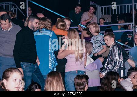 Stockholm, Schweden. November 2023. Stockholm, NEP Studios, Schweden, 11 3 2023, Idol Fridays Final 5. Quelle: Daniel Bengtsson/Alamy Live News Stockfoto